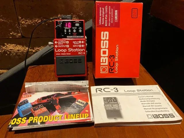 Boss RC-3 Loop Station - Completo - Caixa e manuais - Excelente