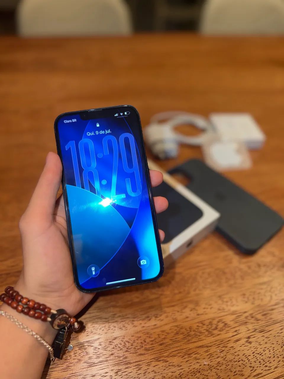 iphone 13 128GB azul marinho  - Foto 4