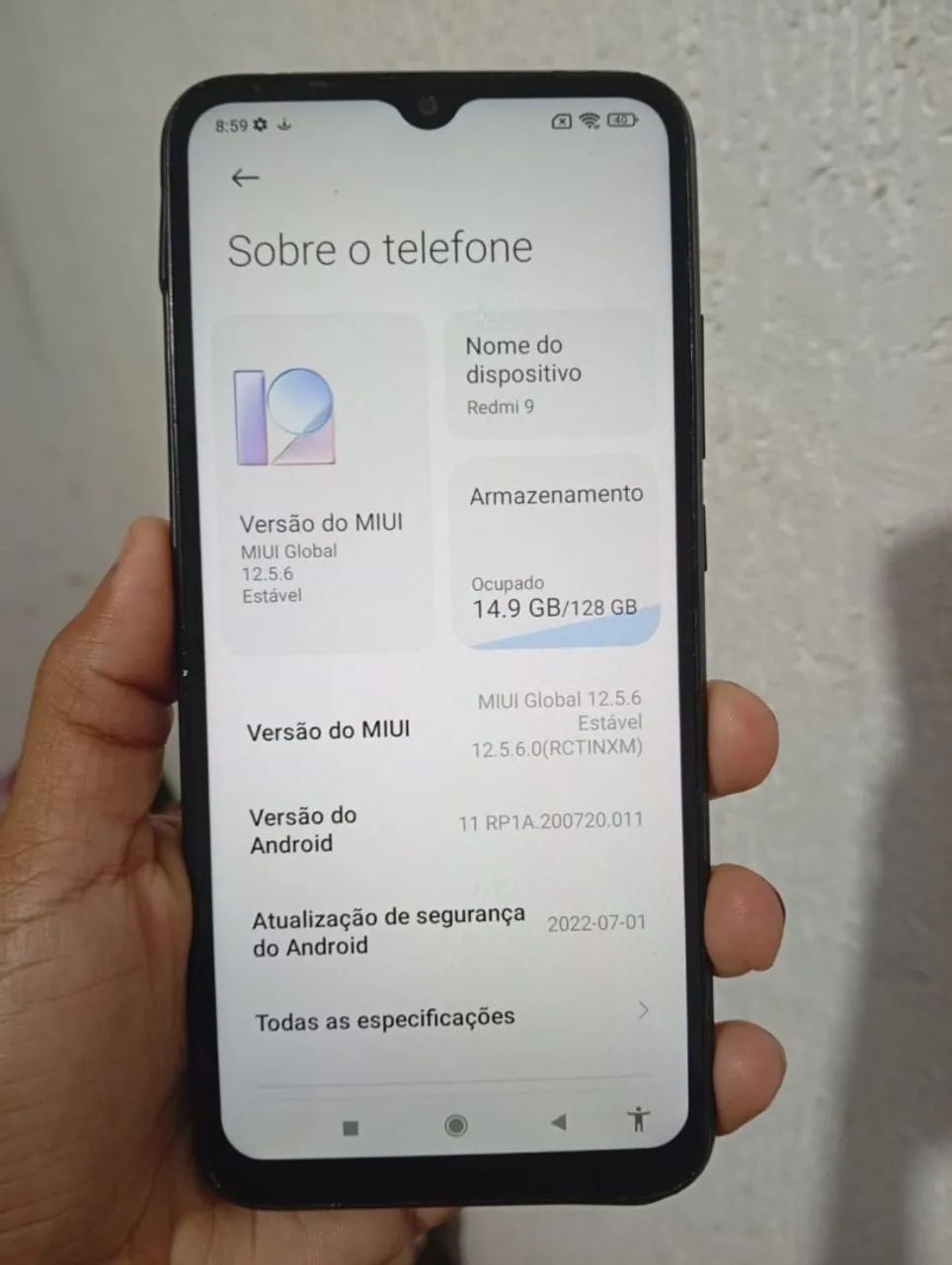 Redmin 9 128 Gb 6+2 de ram - Foto 3