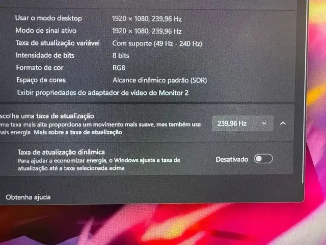 Monitor Gamer AOC DESTINY 25" 240Hz 0,5ms FreeSync Premium 25G3ZM - Foto 4