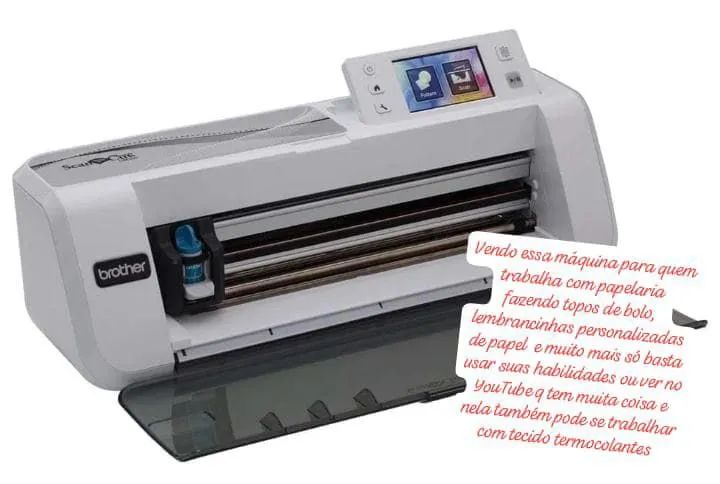 Máquina de corte papelaria e tecido 