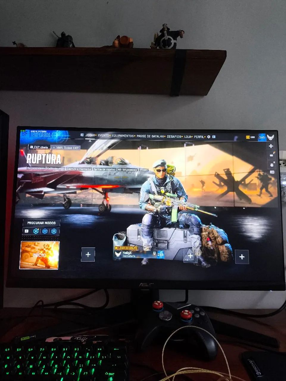 Monitor ASUS QHD IPS 27P 210Hz 2 meses de uso! - Foto 2