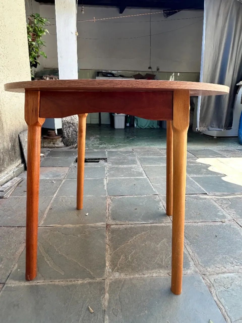 Jogo de Jantar Colonial Mesa 90 Cm + 04 Cadeiras - Foto 2