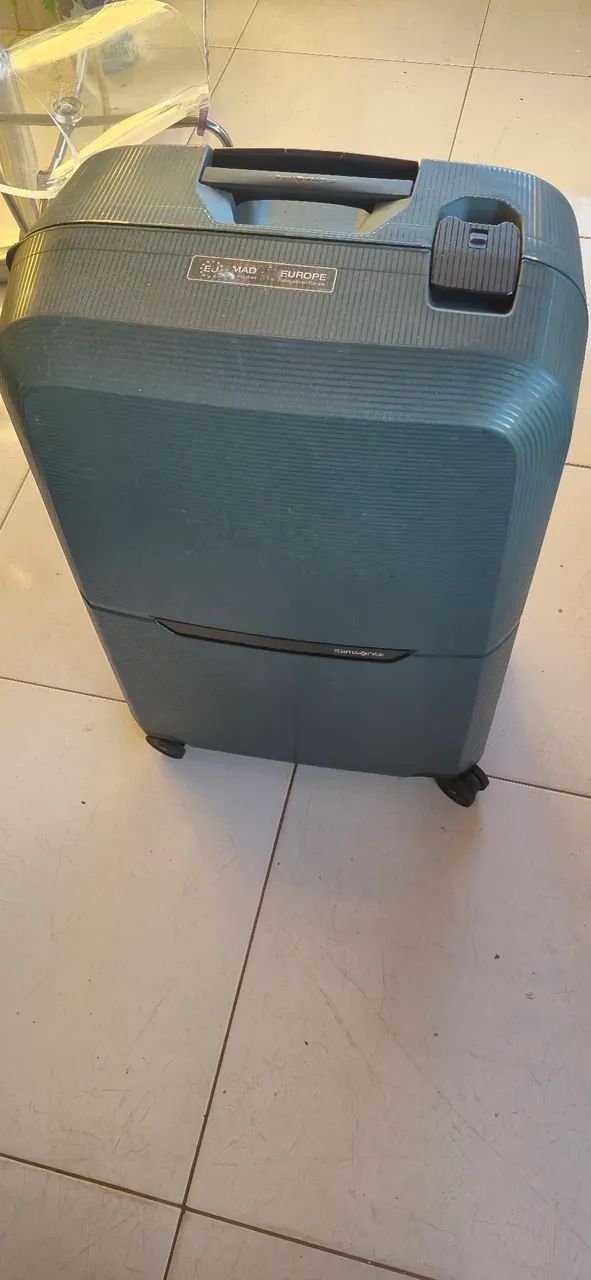 Mala grande Samsonite Magnum Eco com 4 rodas