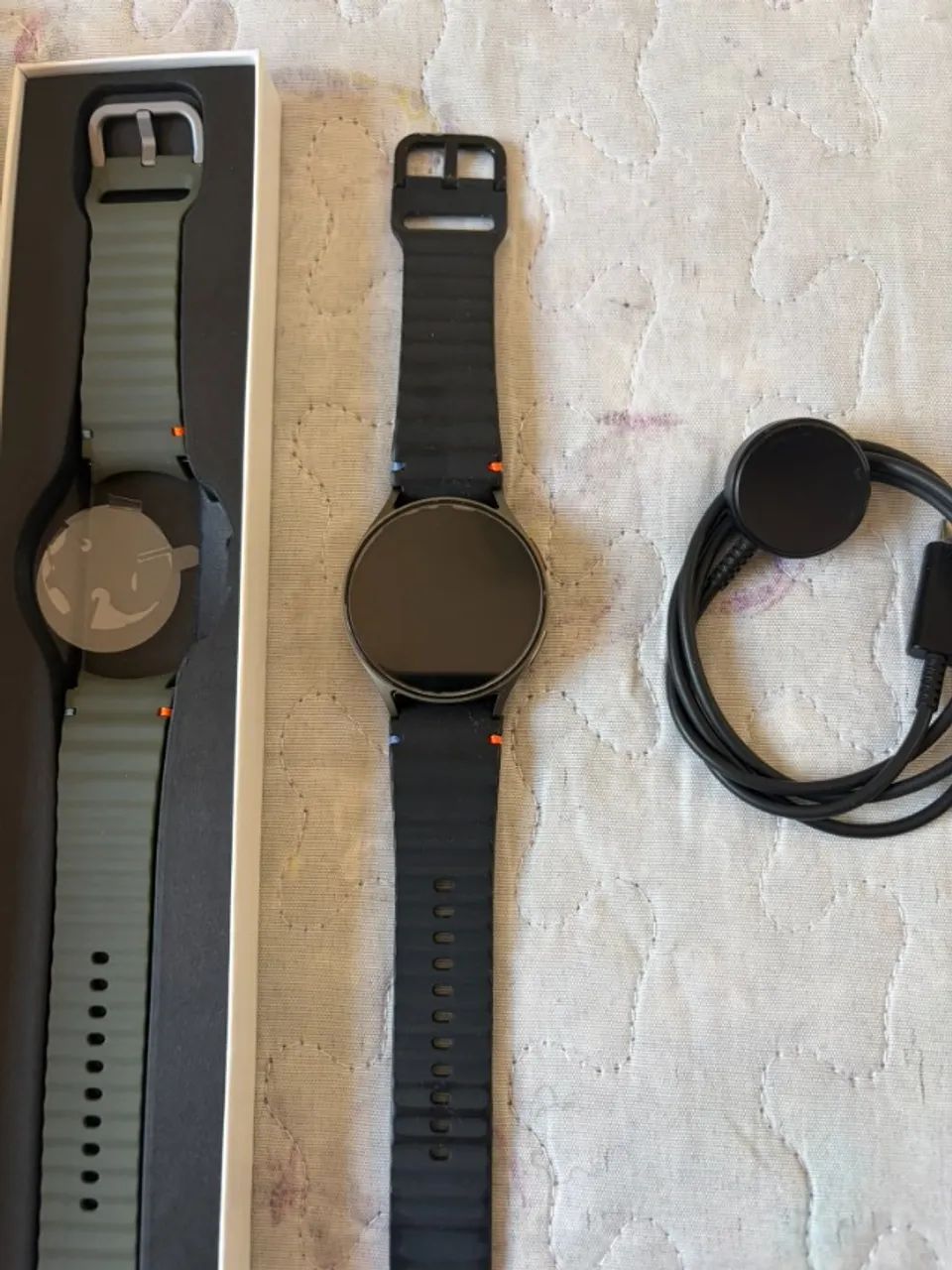 Samsung Galaxy Watch7 44mm Bt Verde Com 3 Meses De Uso - Foto 2