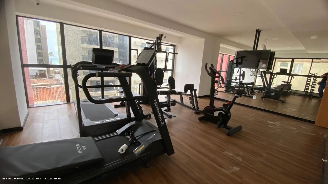 Studio na 1º Quadra da Jatiúca, prédio recém entregue - Foto 4