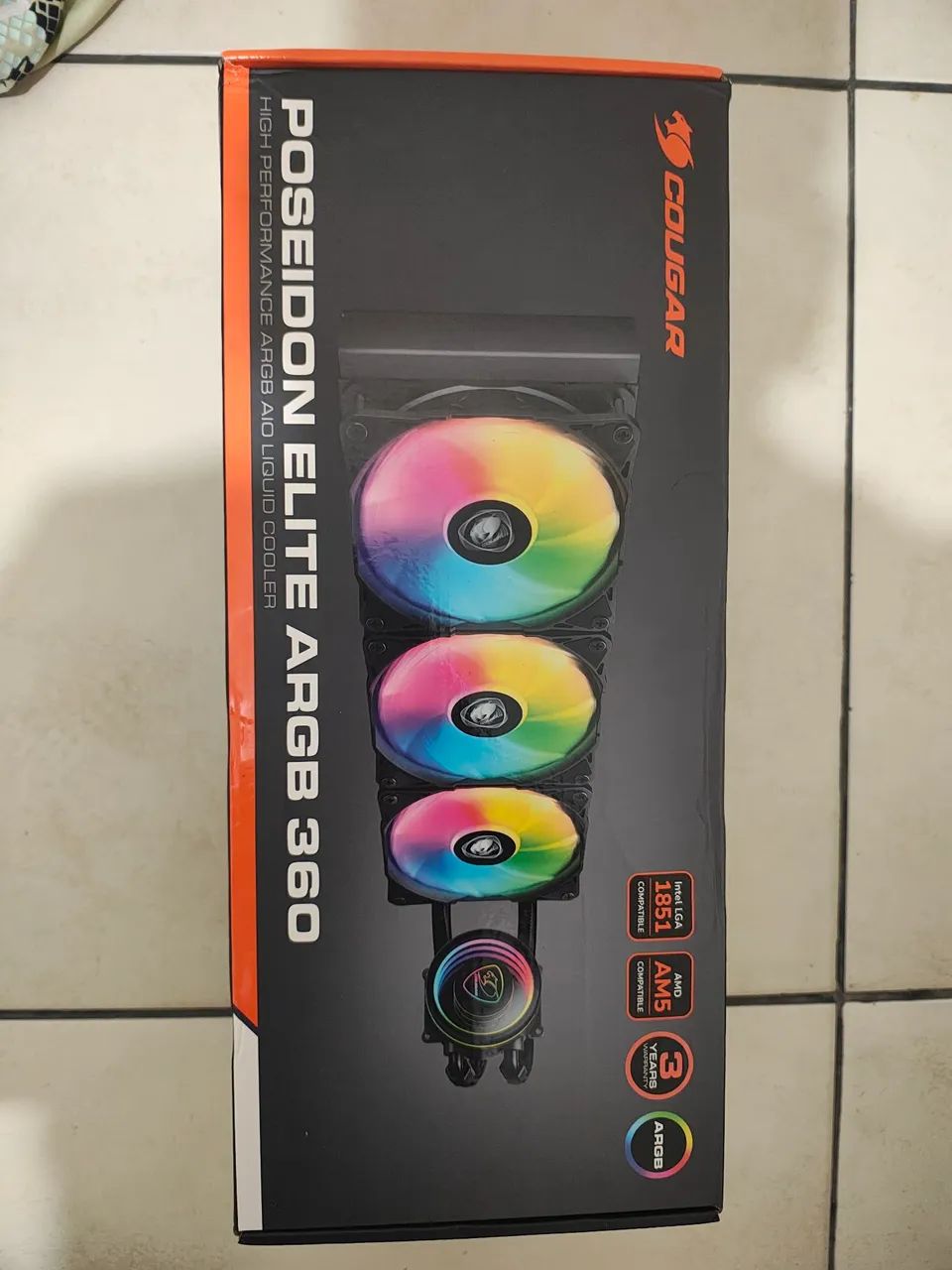 Watercooler cougar Poseidon elite argb 360mm