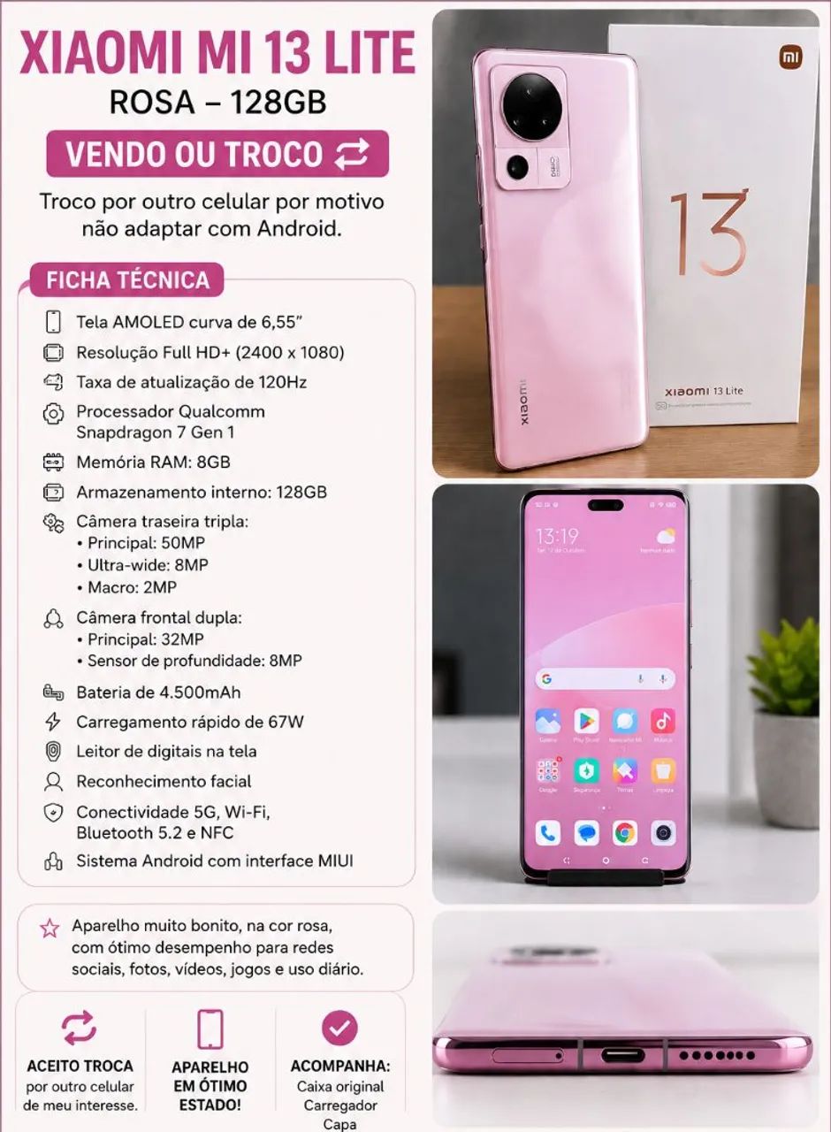 Xiaomi 13 lite  - Foto 4