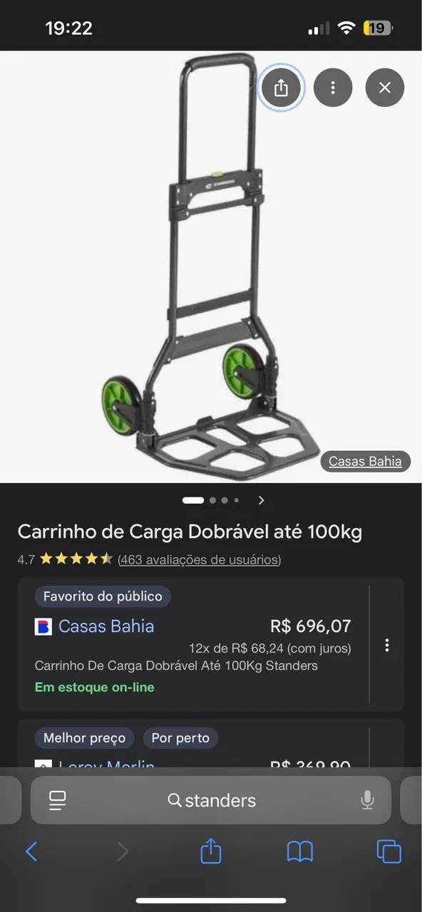 CARRINHO DE CARGA DOBRÁVEL  - Foto 2