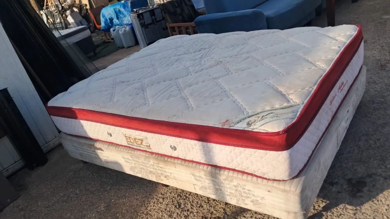 Cama box linda barato par Parcelamos frete grátis  - Foto 3