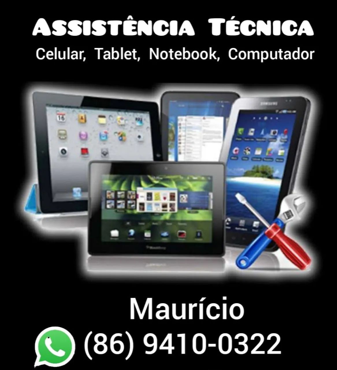 Conserto e manutenção de notebook celular e computador 