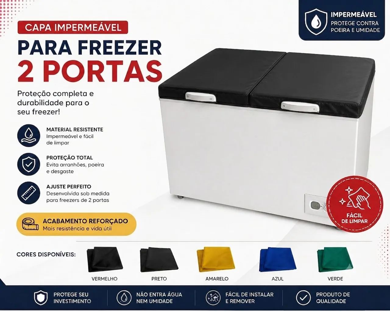 Capa para freezer  - Foto 3