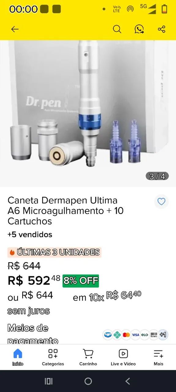 Caneta Dermapen última  - Foto 2