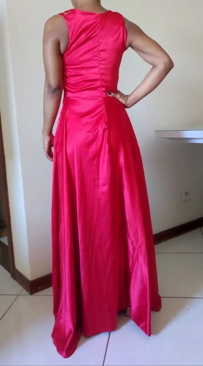 Vestido vermelho madrinha - Foto 2