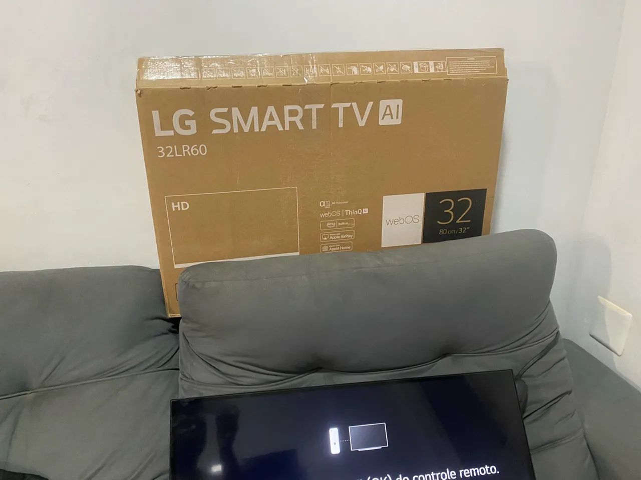 SMART TV LG 32 POLEGADAS NA CAIXA COM NOTA FISCAL - Foto 4