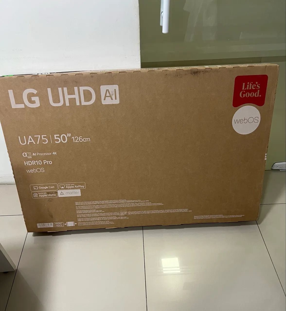 TV 50 LG 4K NOVA LACRADA 