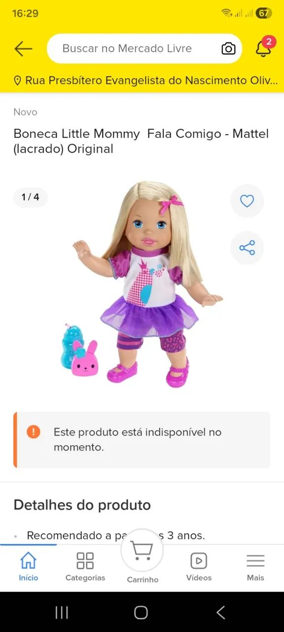 Boneca little mommy  - Foto 2