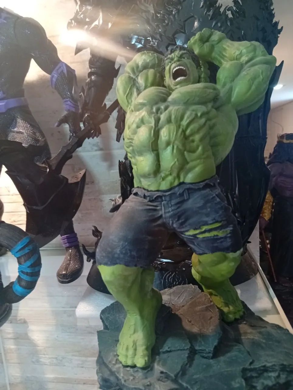 Hulk 3D resina pintado a mão  - Foto 2
