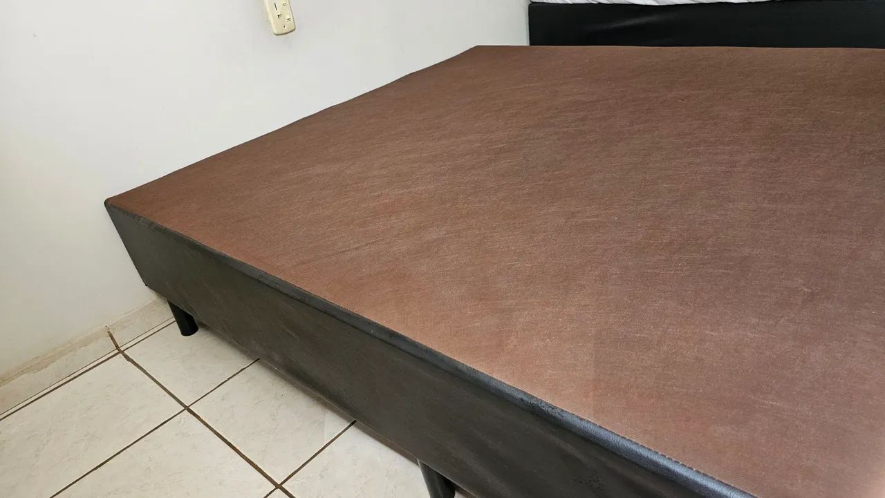 Cama Box Casal Ortobom Sommier Preta - Foto 2