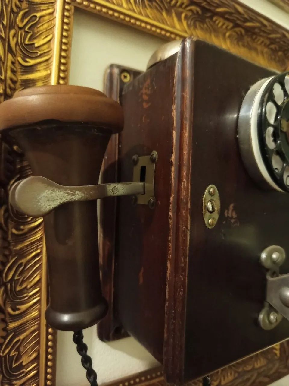 Telefone antigo de parede marca CTB. Visite meu perfil,+ itens a venda - Foto 5