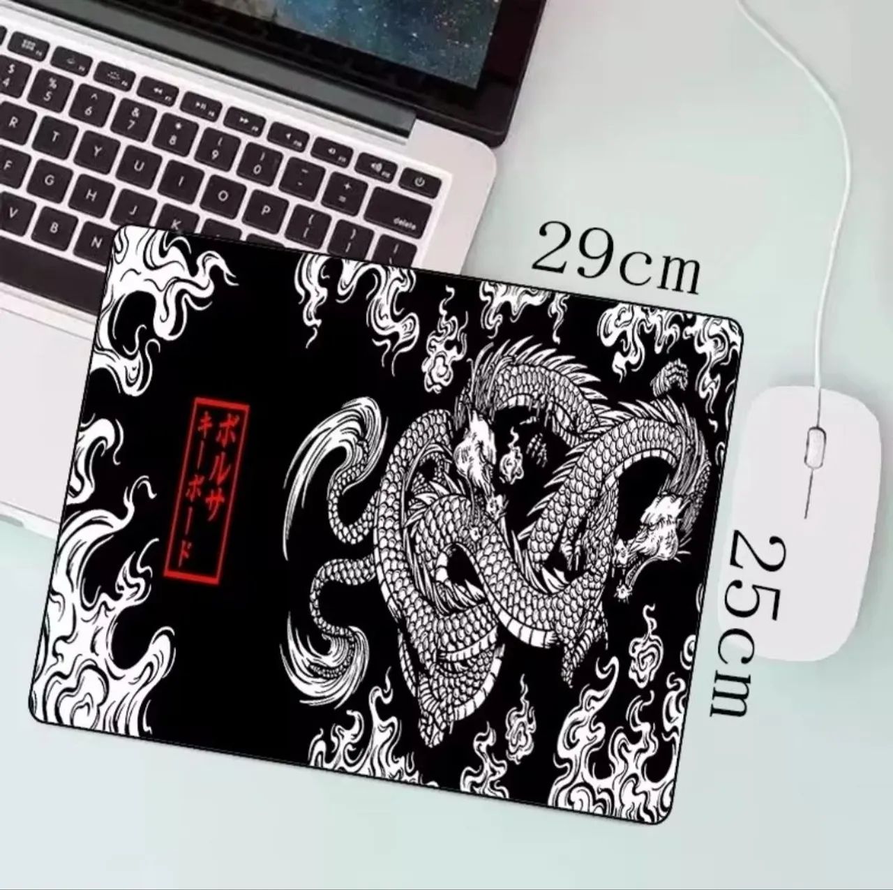 Mouse Pad Gamer Dragão 29x25cm