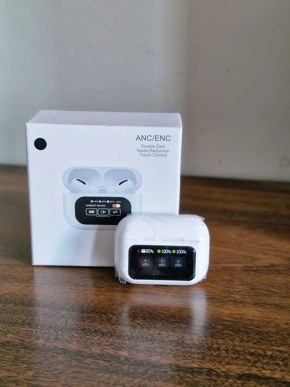 Fone Bluetooth ANC com Tela Touch - Novo - Foto 5