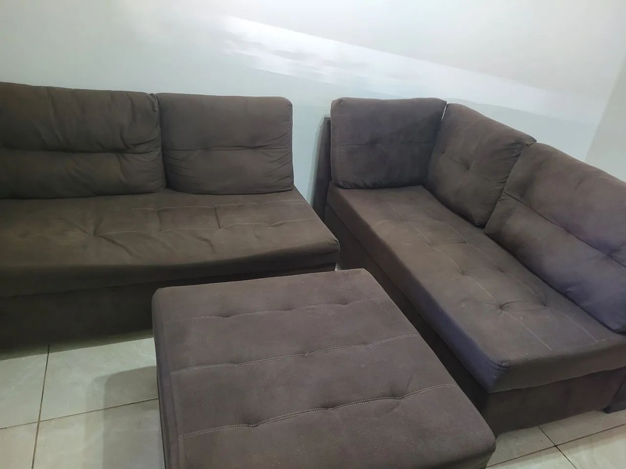 Vendo sof á de canto modulado  - Foto 2