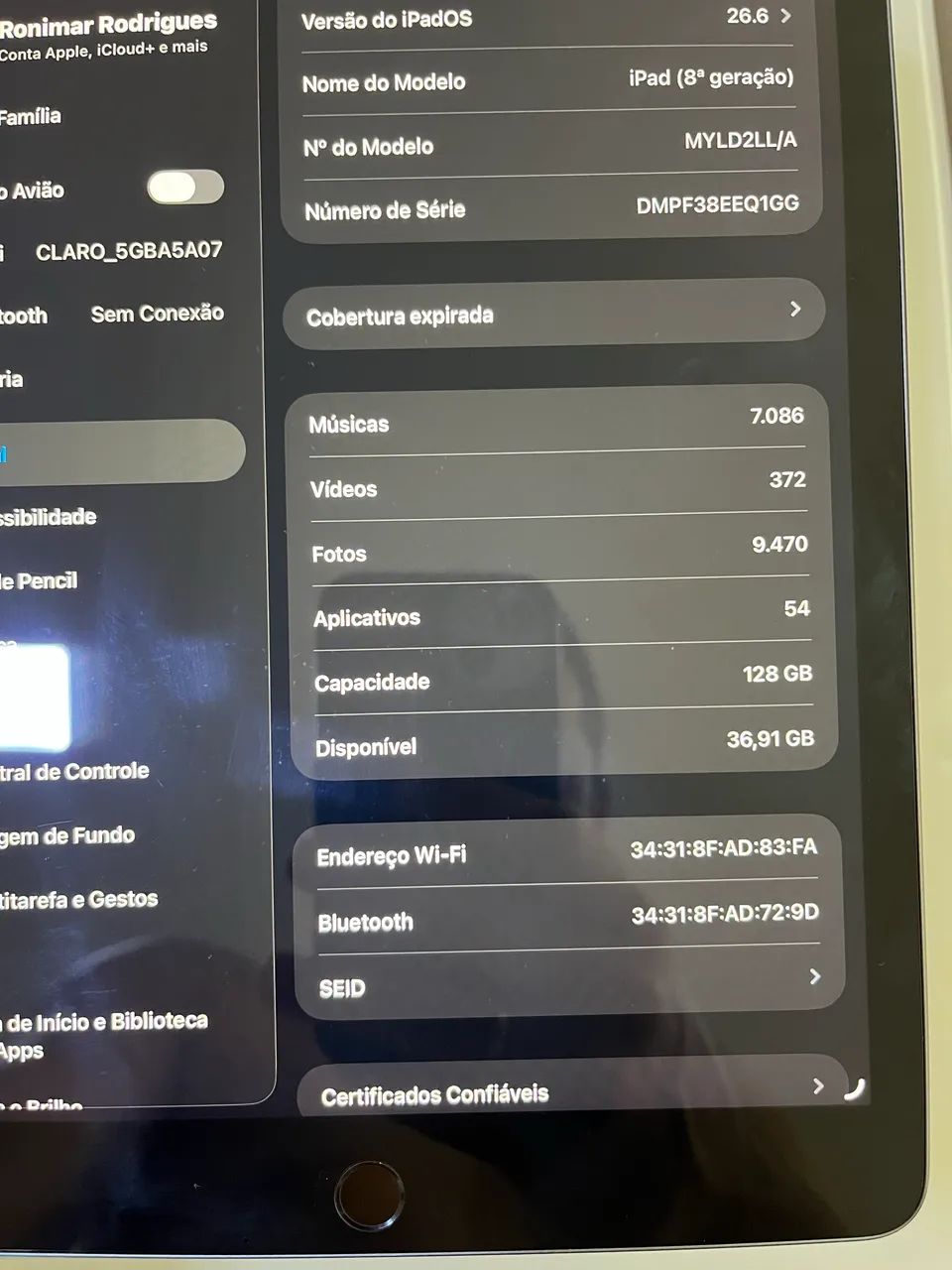 iPad 8º Geração | 128gb  - Foto 4