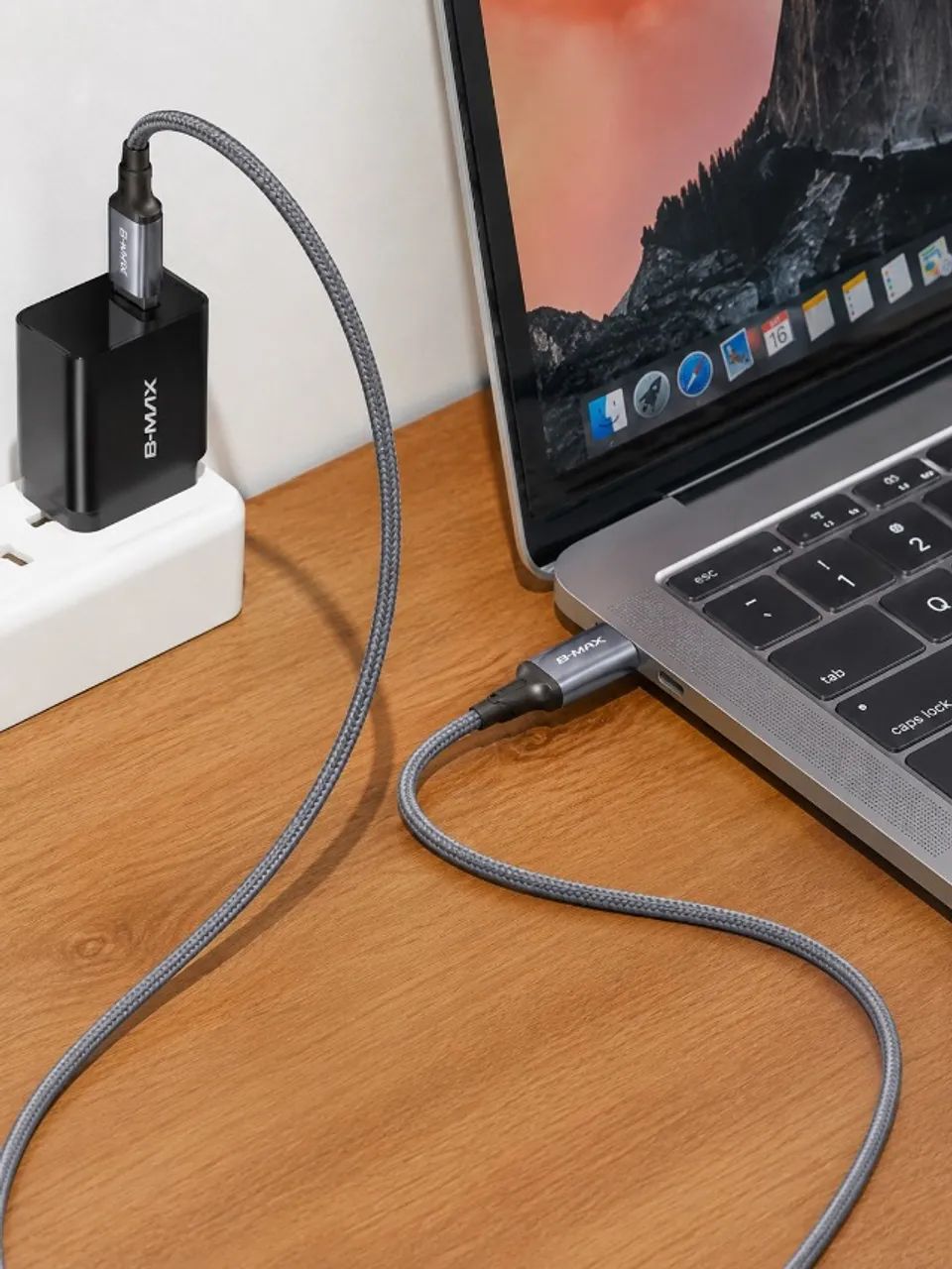 Cabo Reforçado B-Max USB para Lightning 1m - Foto 3