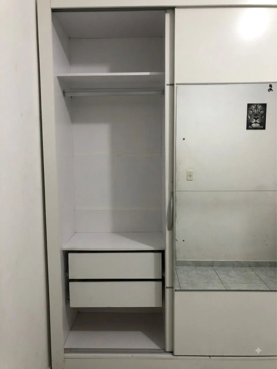 Guarda Roupa Com Espelho - Foto 2