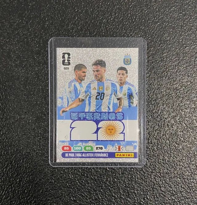 Carta #629 De Paul, Mac Allister, Enzo Fernandez Eternos 22