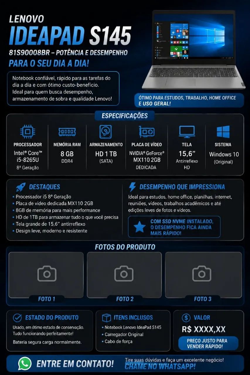 NOTEBOOK LENOVO - Foto 4