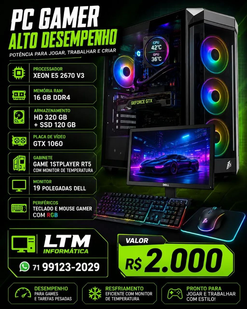 Pc gamer Completo 