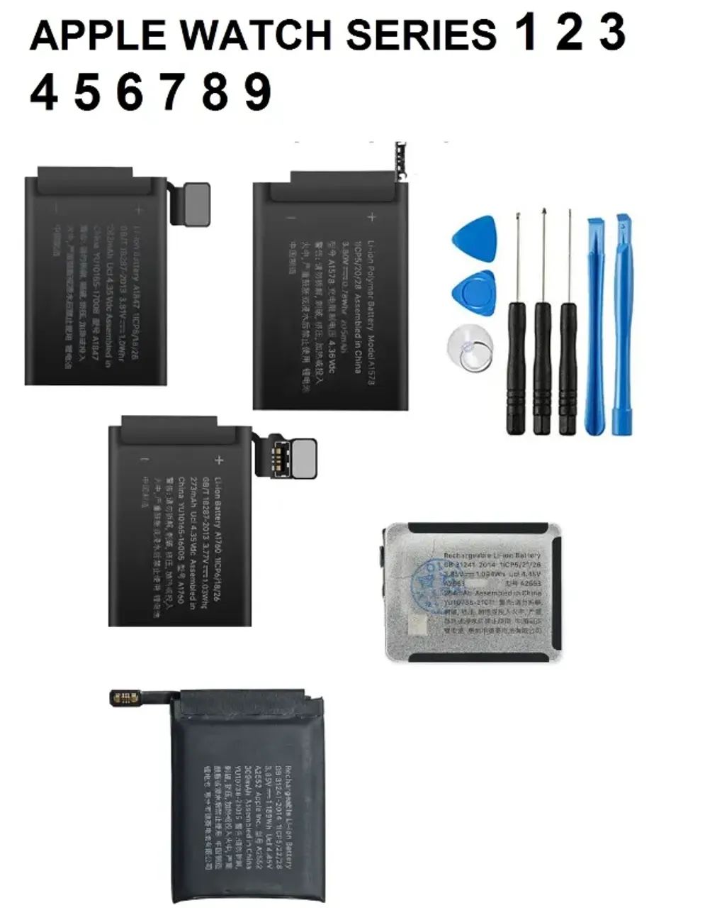 Apple Watch Bateria 1 2 3 4 5 6 7 8 9 Ultra S1  38mm 42mm 40mm 44mm 45mm  49mm - Foto 2