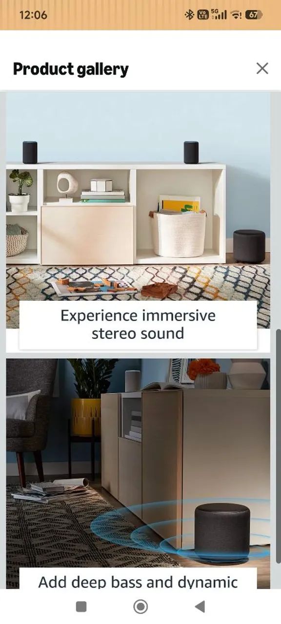 Amazon Echo Sub Original - Subwoofer para Alexa - Novo sem uso - Foto 3