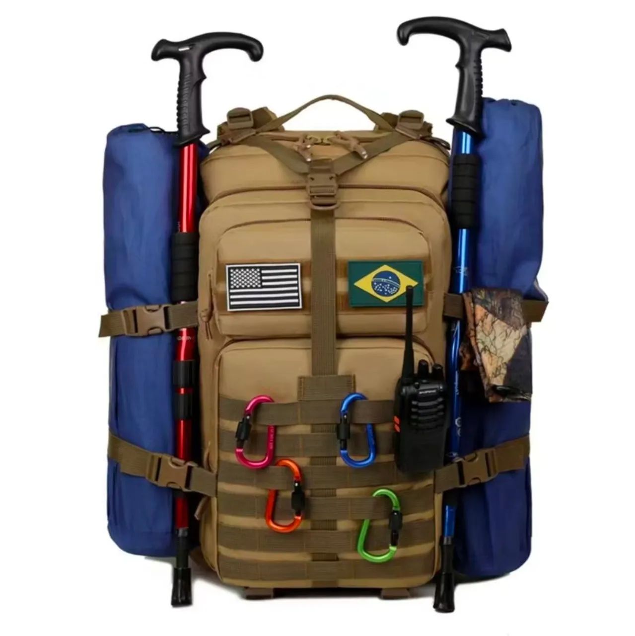 Mochila  Tatica 50L Reforçada Com Bandeira  - Foto 3