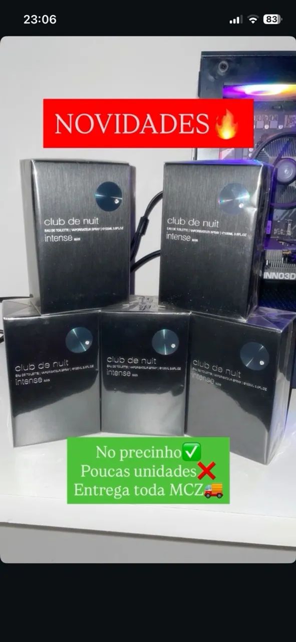 Perfume club de nuit intense