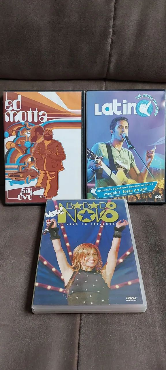 Kit DVDs Cantores Brasileiros - Show