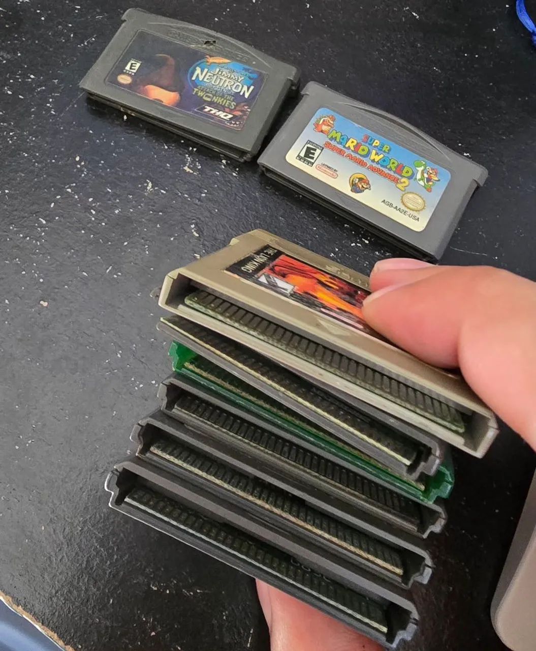 Lote gameboy advanced com brinde