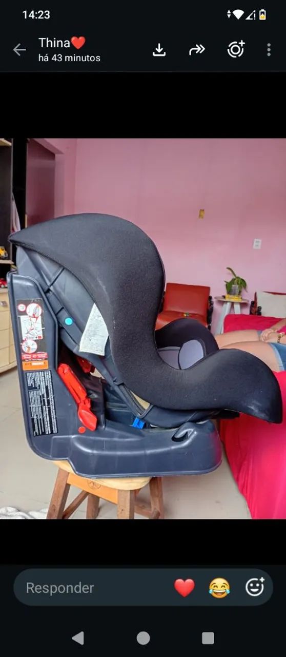 Cadeirinha Auto Reclinável 