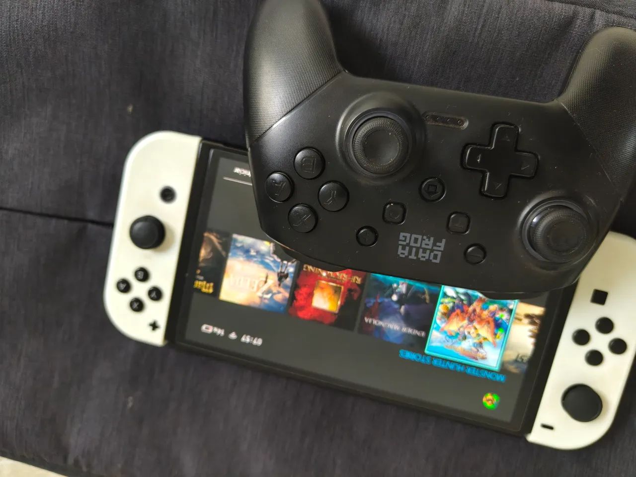 Nitendo switch OLED desbloqueado 512 giga - Foto 2