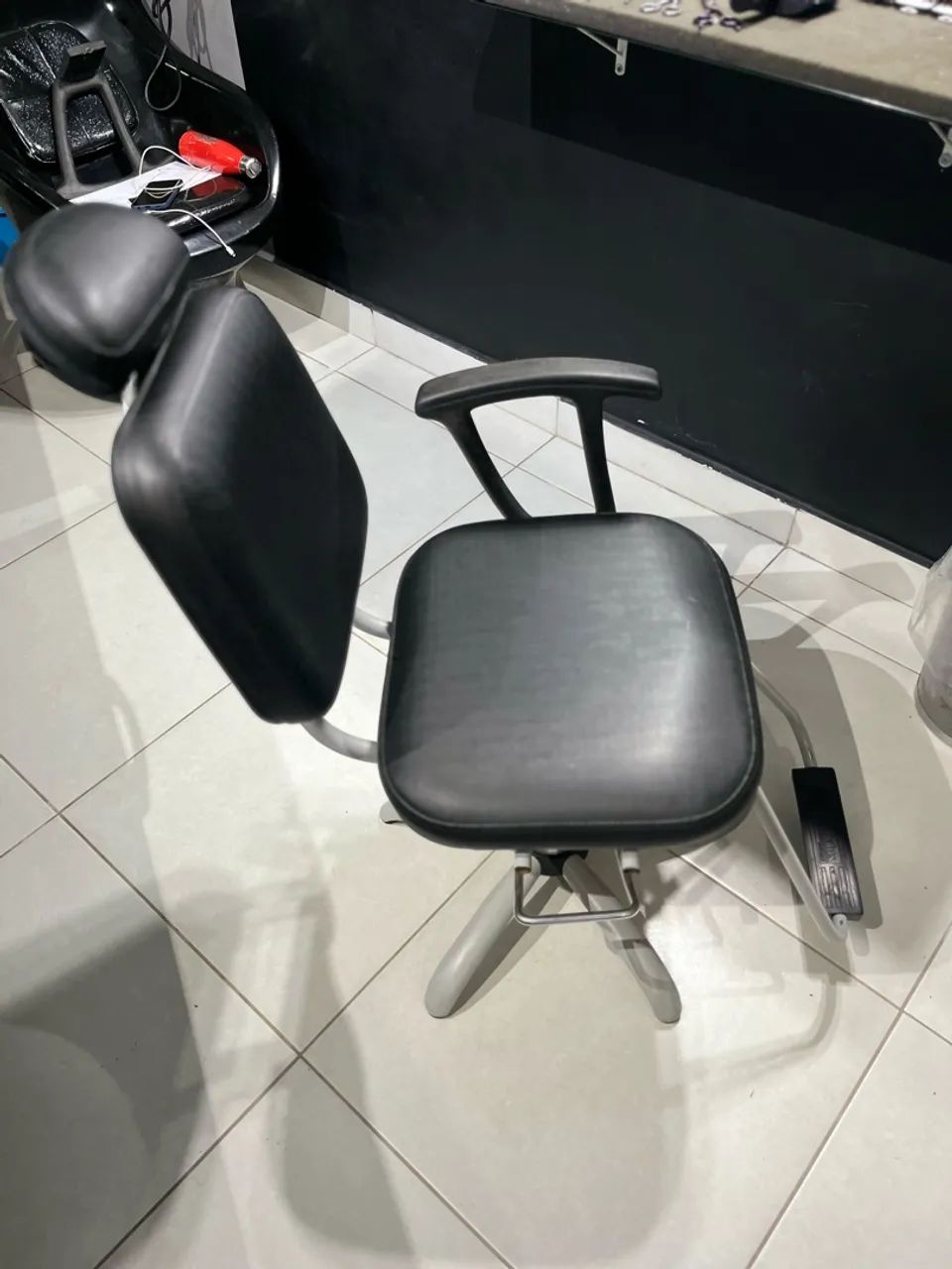 Cadeira para Salão Preta  - Foto 2