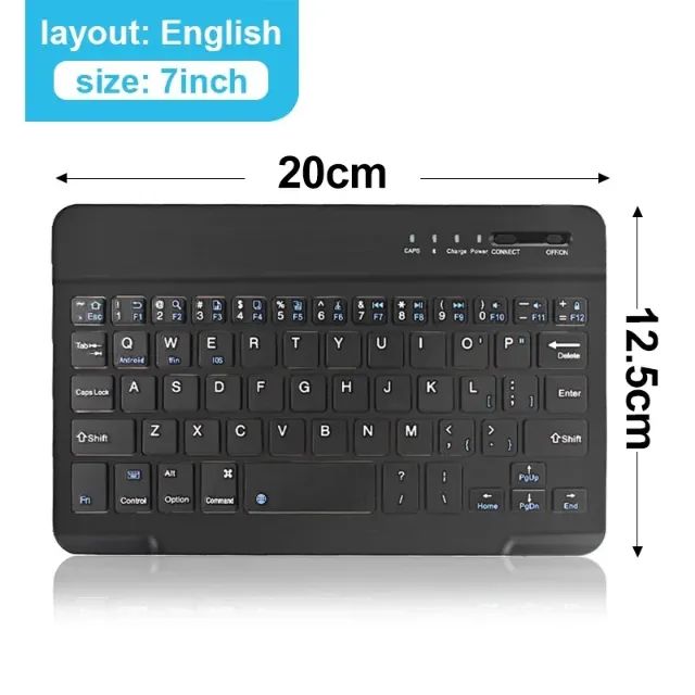 Mini Teclado Bluetooth Compatível com iPad 10ª Geração, iPad Pro/Air/Mini, Samsung e Xiaom - Foto 5