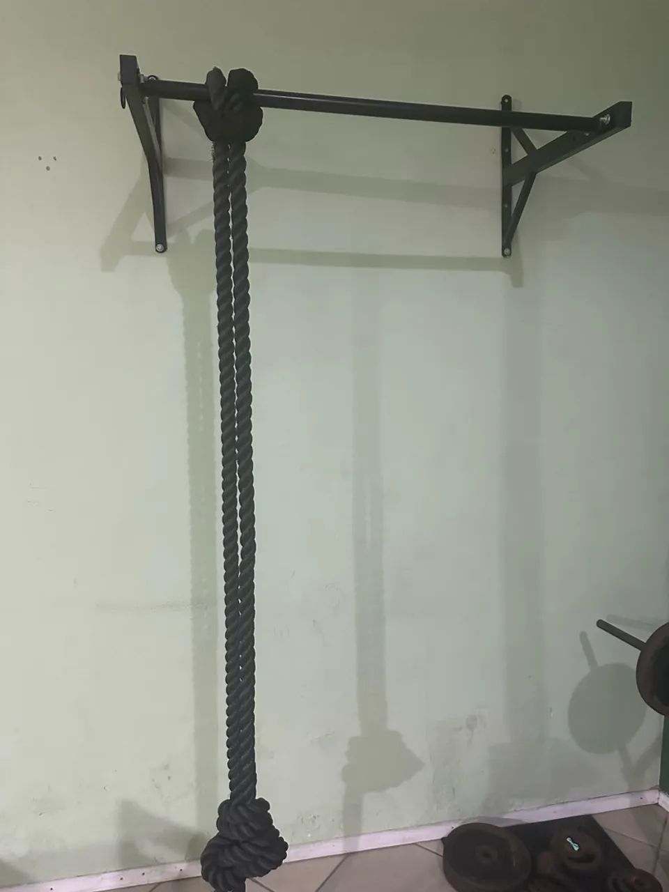 Barra fixa + corda