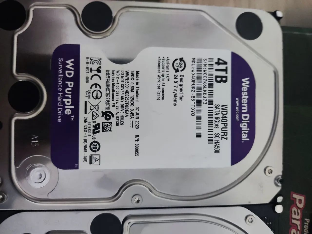 Vendo HD 4TB Purple