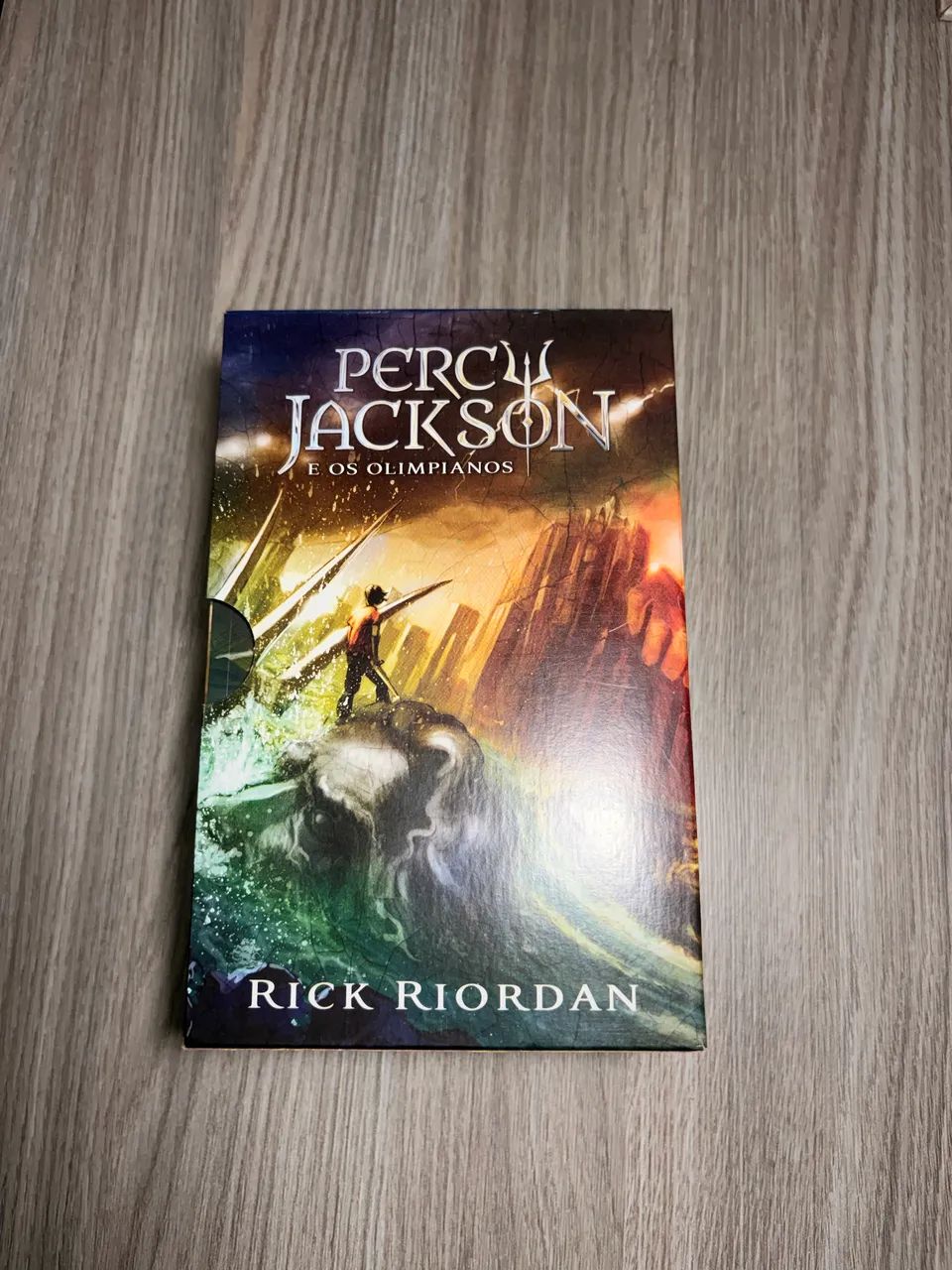 Box Livros Percy Jackson e os Olimpianos
