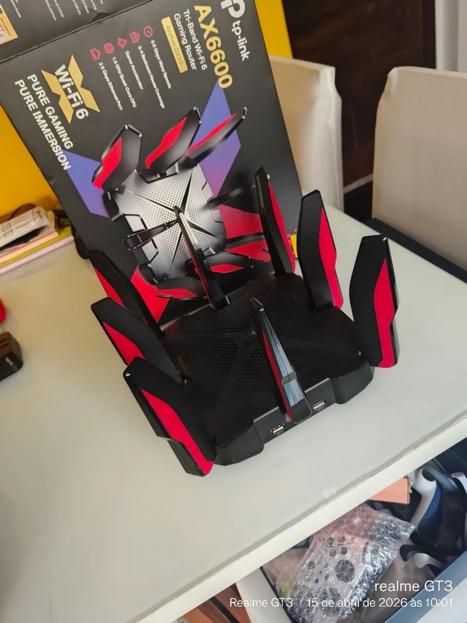 Roteador Gamer TP-Link AX6600 - Foto 3