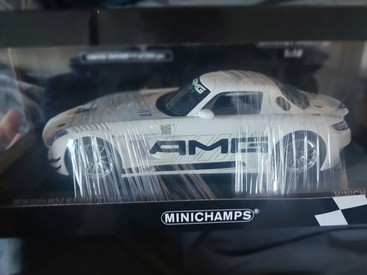 Miniatura Mercedes Sls AMG Limites Editions Selada 1/18 Minichamps