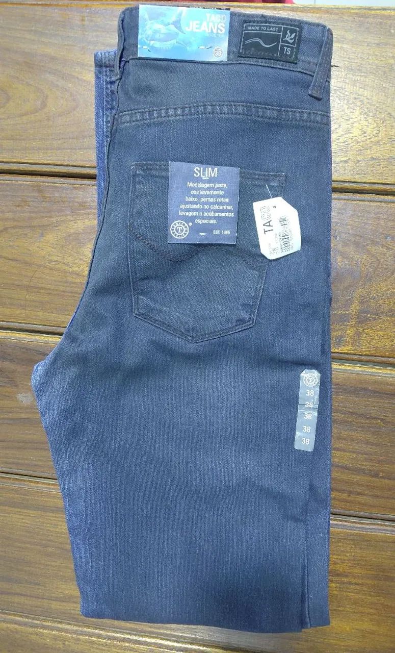Calça  jens slim Masculina