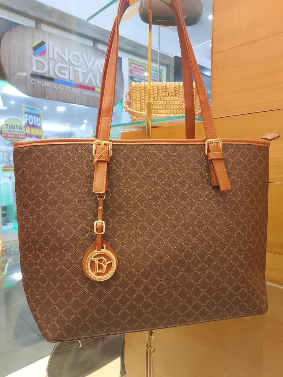 Bolsa Grande marrom 